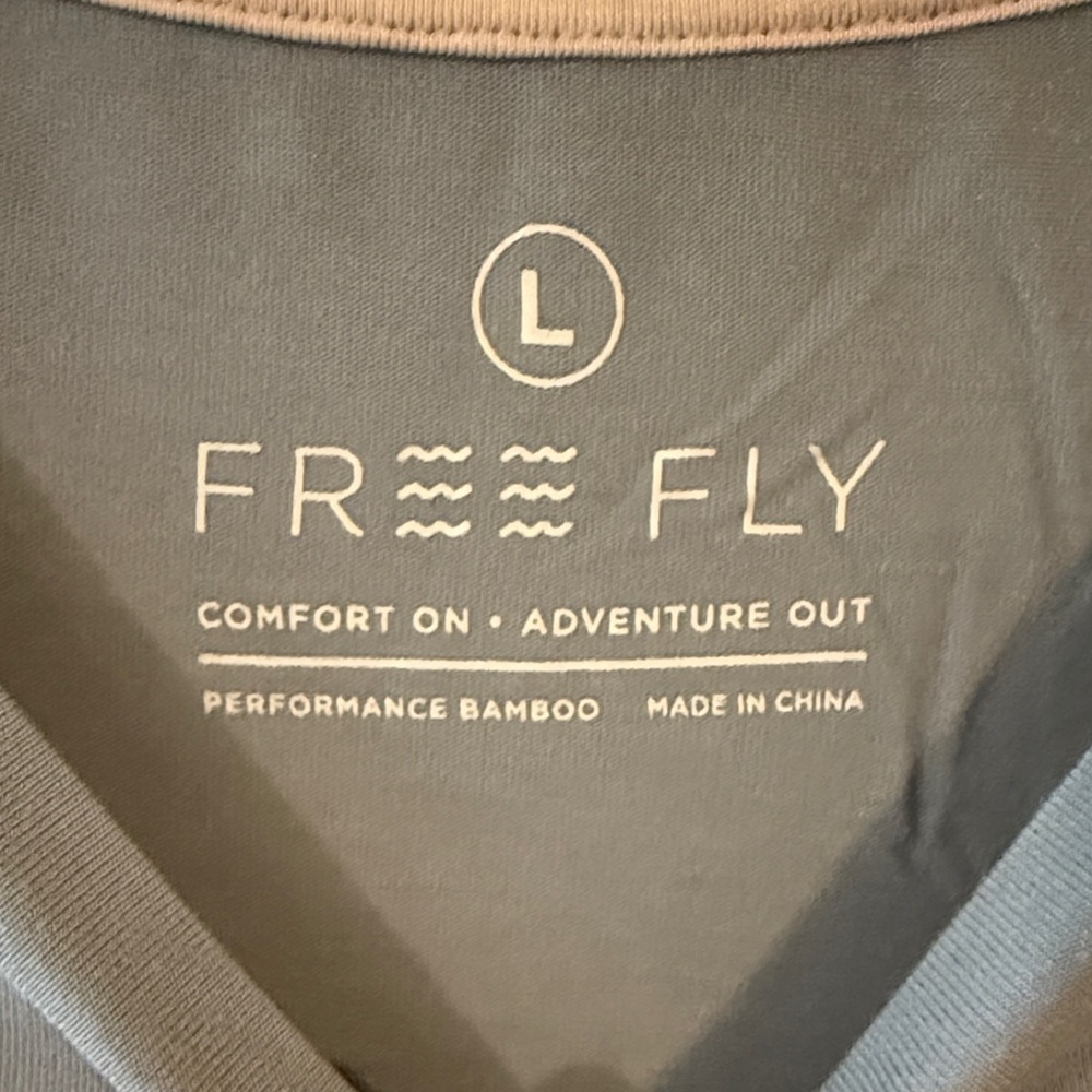 Free Fly Apparel Women's Light Blue Long Sleeve Tee - Picture 2 of 4
